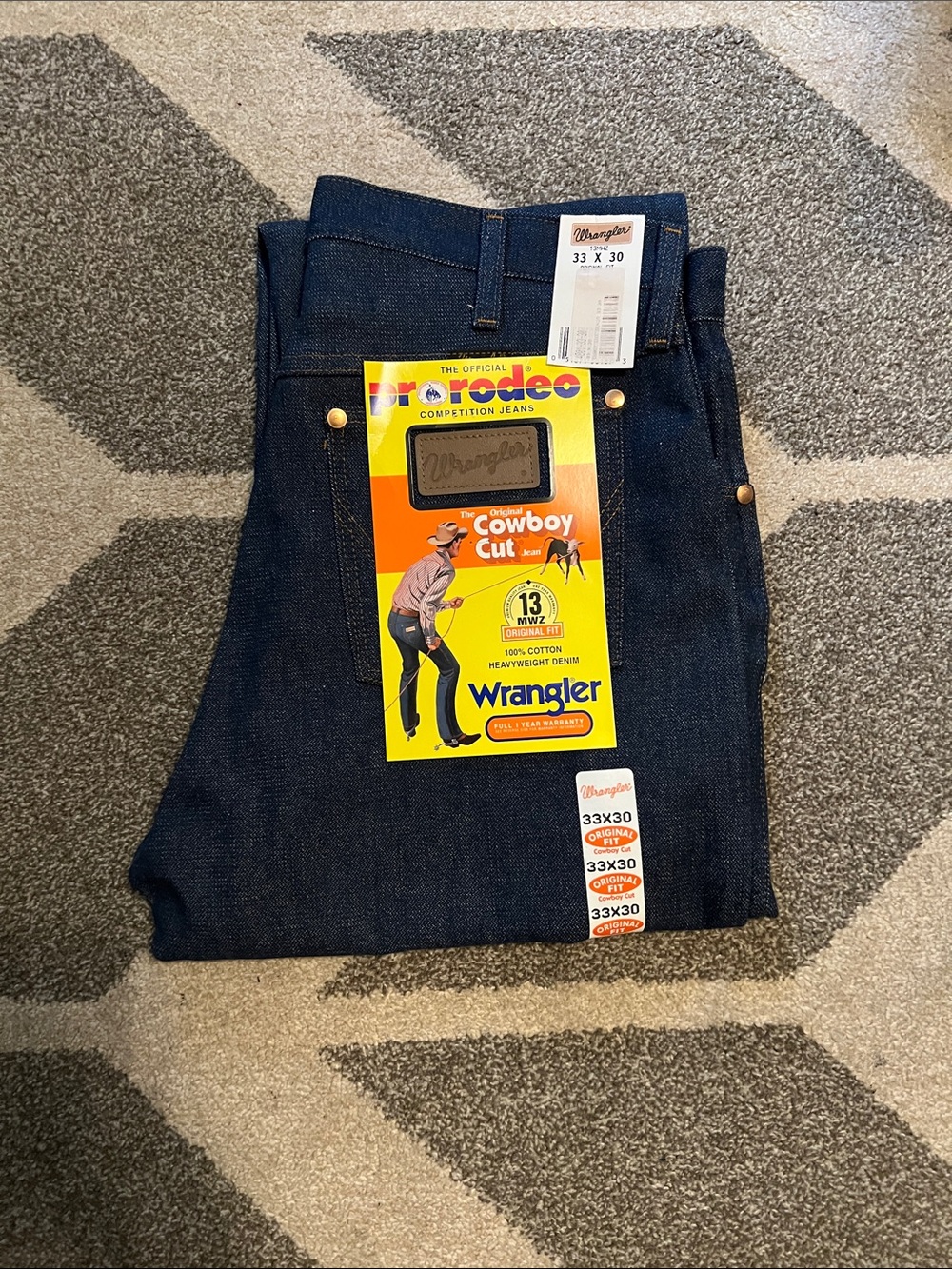 Wrangler Men’s Cowboy Cut Jeans 33x30